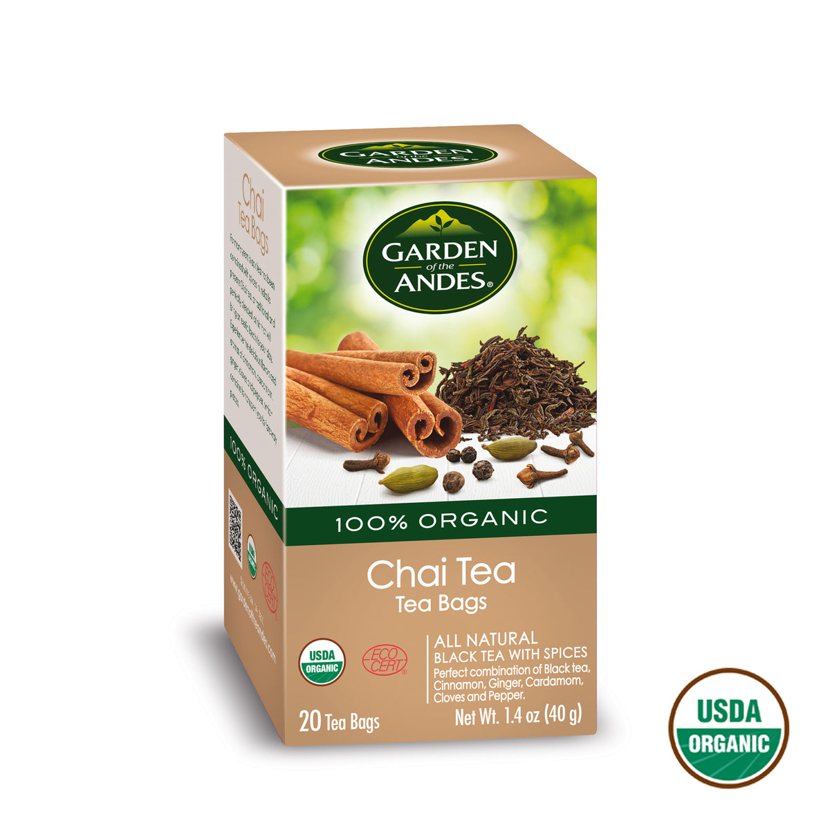 Garden of the Andes - Chai Tea (20 units) – tangofoodsusa
