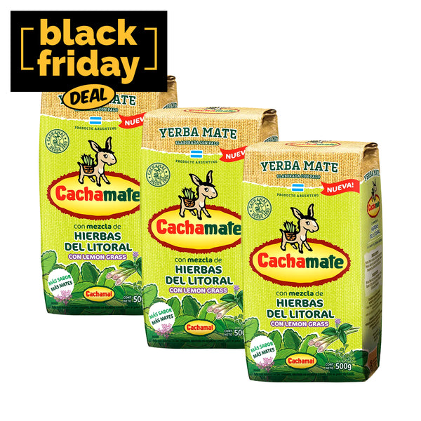 BLACK FRIDAY Cachamate Mezcla de Hierbas del Litoral 500g (3 Pack)