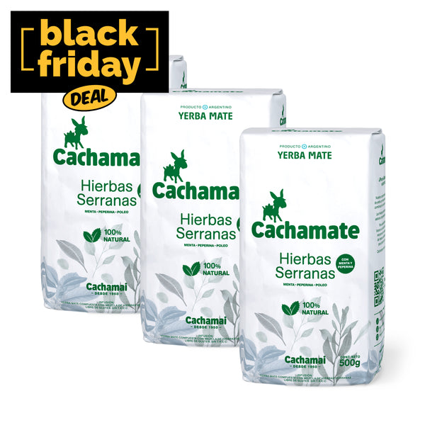 BLACK FRIDAY Cachamate Mezcla de Hierbas Serranas 500g - 3Pack