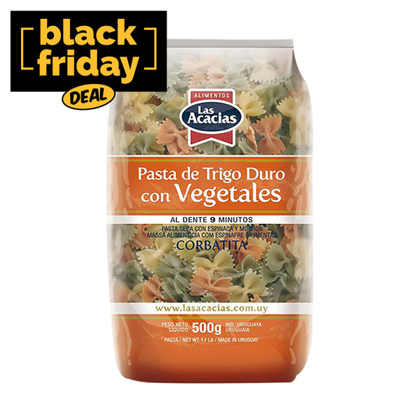 Las Acacias - Pasta Corbatita con Vegetales 1.1Lb