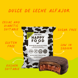 Happy Food  Alfajor de Dulce de Leche Sin Tacc, Sin Azucares Agregados 3U