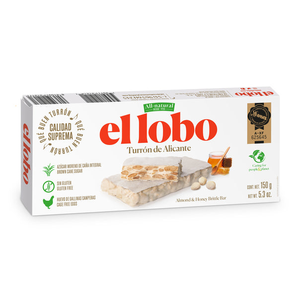 El Lobo Turron de Alicante 150g (5.2oz)