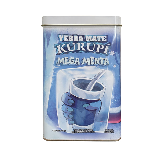 Kurupi Yerba Mate Mega Menta Lata 500g