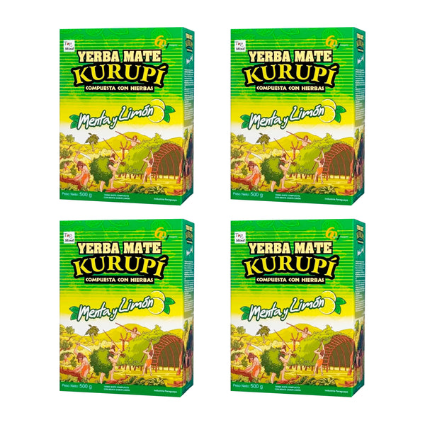 Kurupi Menta y Limón 500g  (4 Pack)