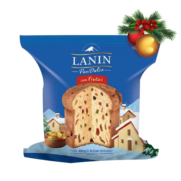 Pan Dulce Lanin con Frutas 400g