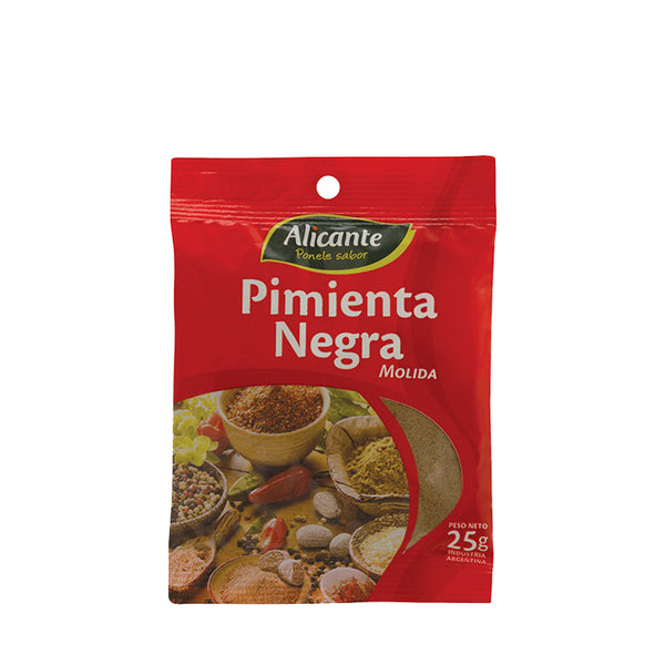 Alicante - Pimienta Negra Molida 25g