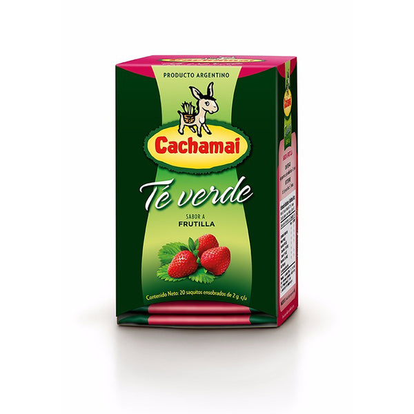 Cachamai - Te Verde Frutilla 20 Units