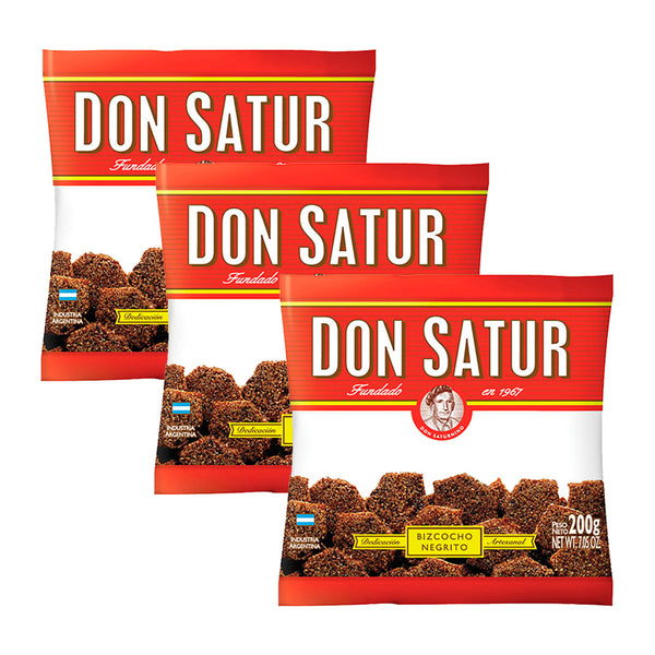 Don Satur Negrito Dulce 200g (3 Pack)