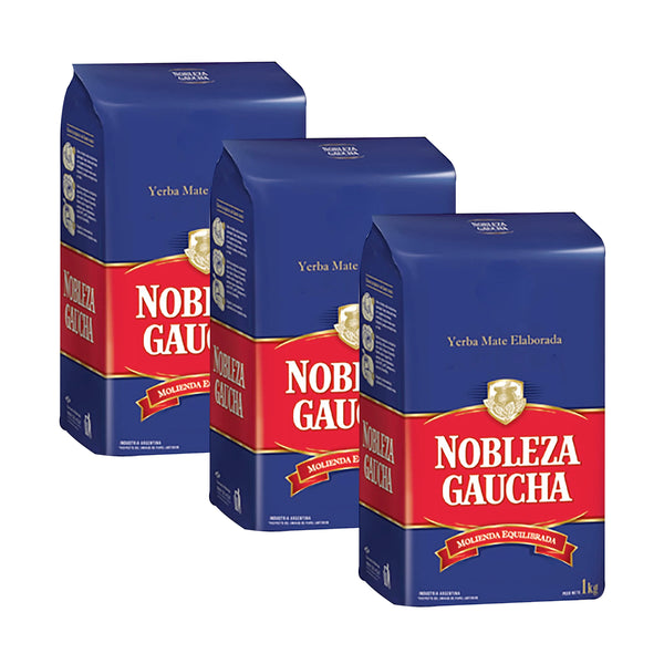 Nobleza Gaucha Yerba Mate 1Kg - 3pack